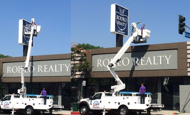 Large Roof Signs