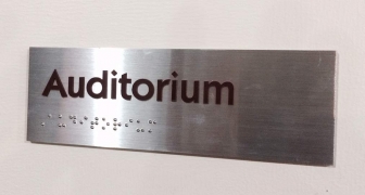 Brushed Aluminum ADA Signs