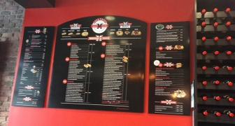 Interior Menu Signs