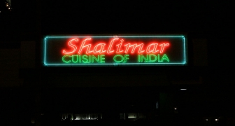 Shalimar Exposed neon  Sign