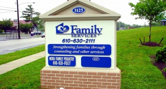 Family Service-Monument Sign