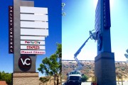 Planet fitness pole sign in lancaster ca.